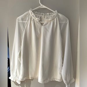 Gap Kids Girls Ivory Blouse size XL